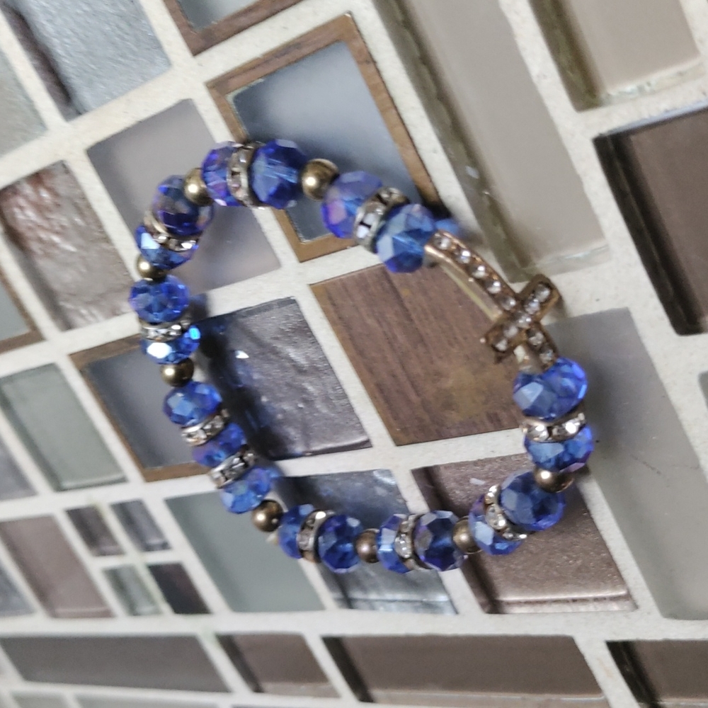 Vintage Artisan Cross bracelet
